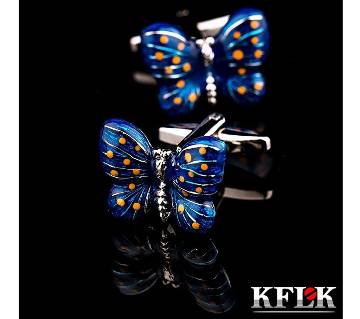KFLK Brand High Quality Butterfly Shirt Cufflinks for men