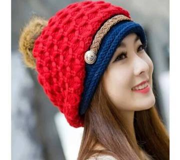 Woman Warm Woolen Winter Hats