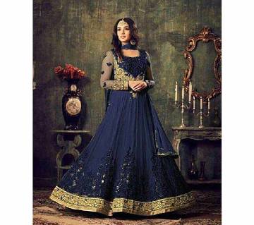 Semi-Stitched Embroidery Georgette Gown (Copy) 