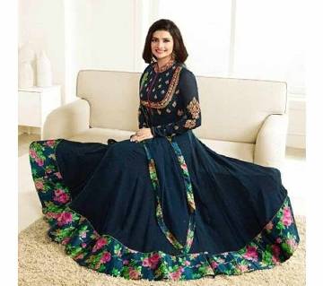 Semi-Stitched Embroidery Georgette Gown (Copy)