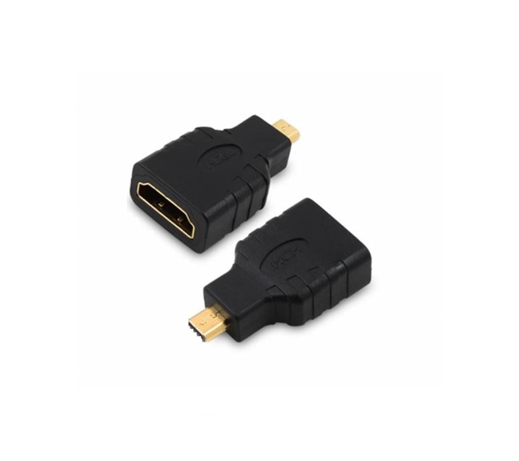 HDMI MINI  Male to HDMI Female গোল্ড প্লেটেড কানেক্টর এডাপটার বাংলাদেশ - 882404