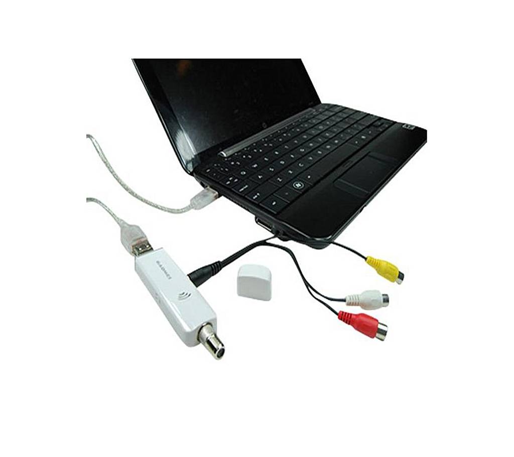 USB টিভি কার্ড Video Capture TV Tuner - White বাংলাদেশ - 886596