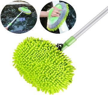 2-in-1 Car Wash Mop Mitt with Long Handle