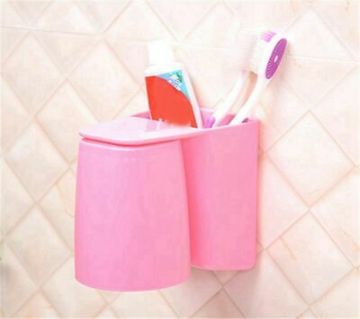 Modern Home Bathroom Magnetic Suction Toothbrush Holder Magnetic Gargle Cup