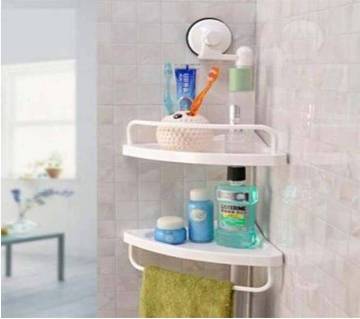 Corner shelf for bathroom.