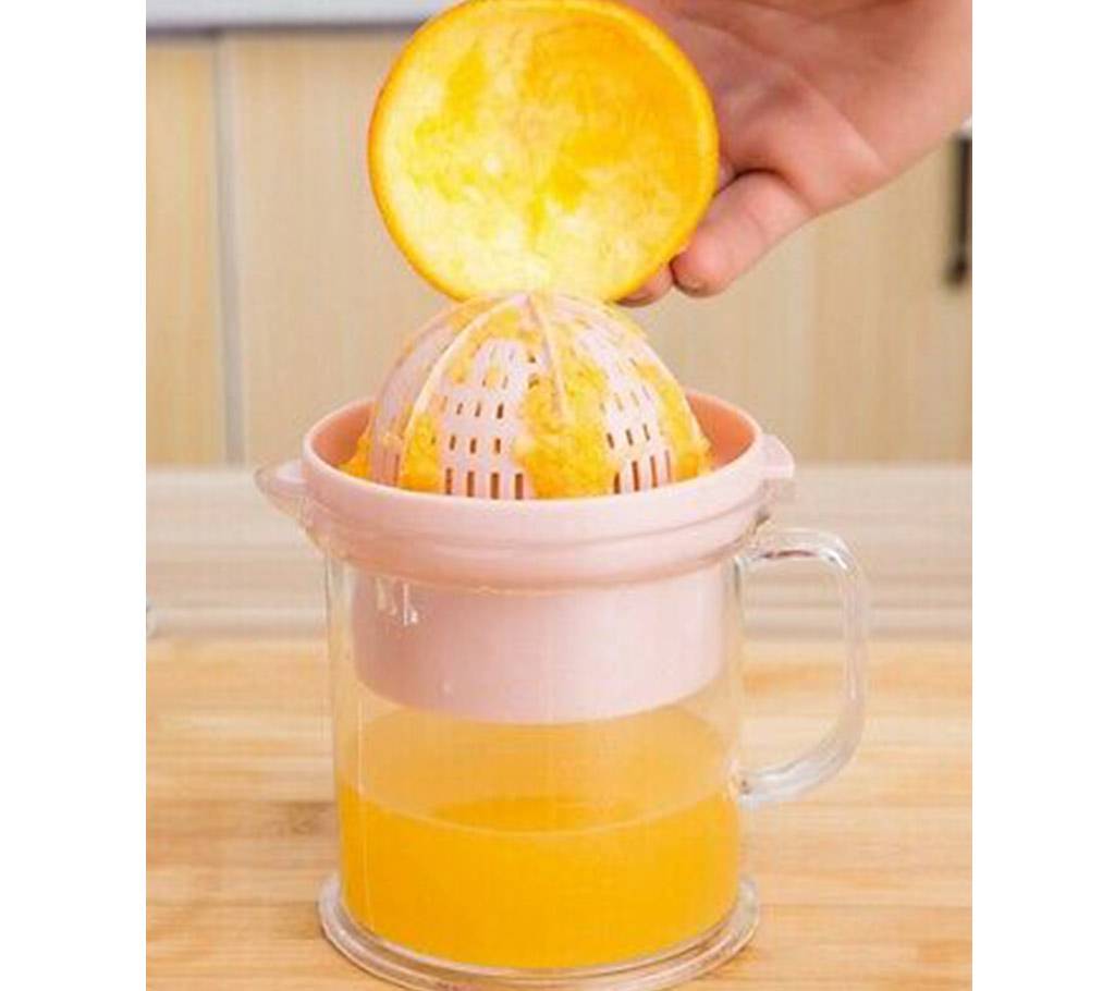 প্লাস্টিক মাল্টি পার্পাস ম্যানুয়াল জুসার Lemon Squeezer, Orange Juice Maker বাংলাদেশ - 1077626