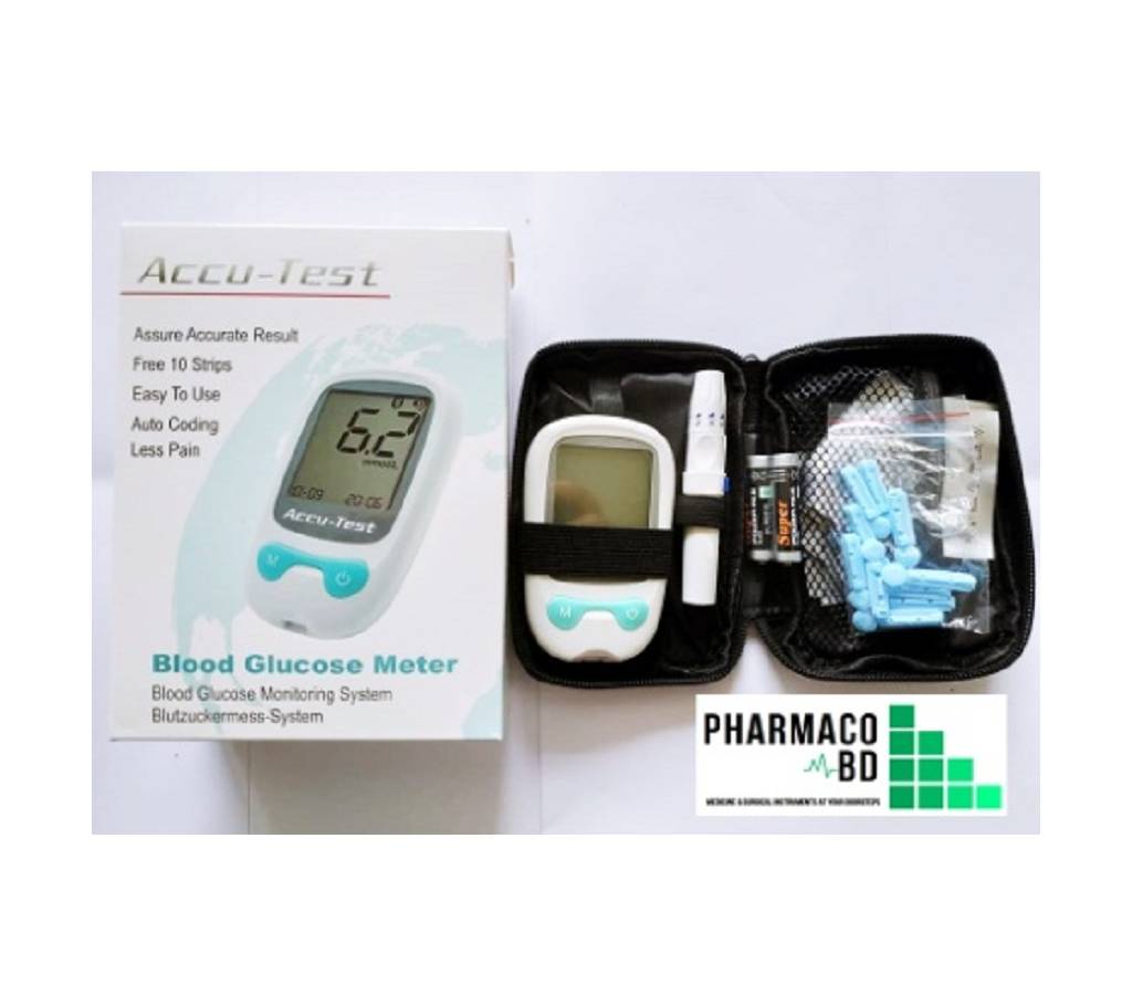 ব্লাড গ্লুকোজ মনিটর (Diabetes Machine): Accu-Test বাংলাদেশ - 892920