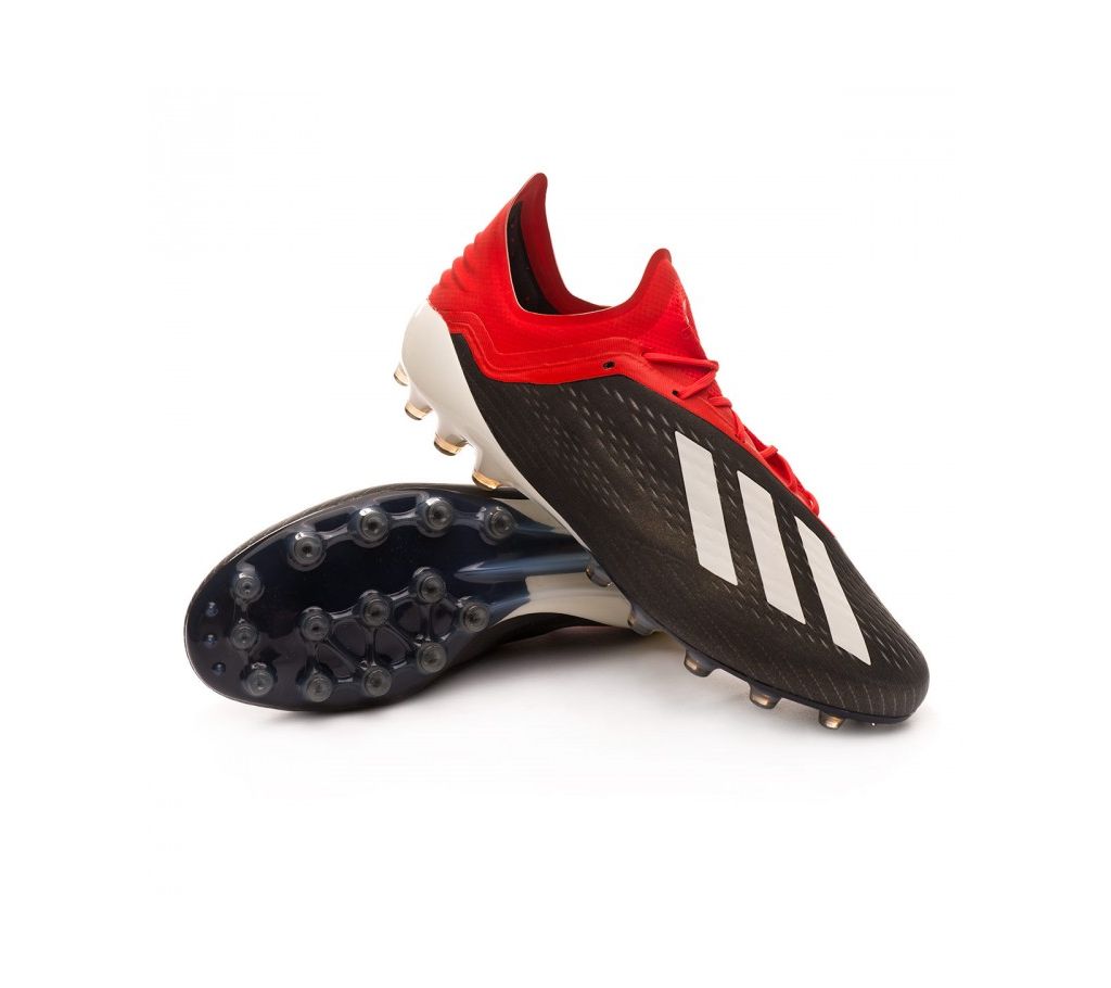adidas X 18+ FG মেনজ ফুটবল বুট  - Black White Red বাংলাদেশ - 989462