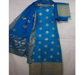 Unstitched Stylish Regular Design Pure Cotton Print Three-Piece