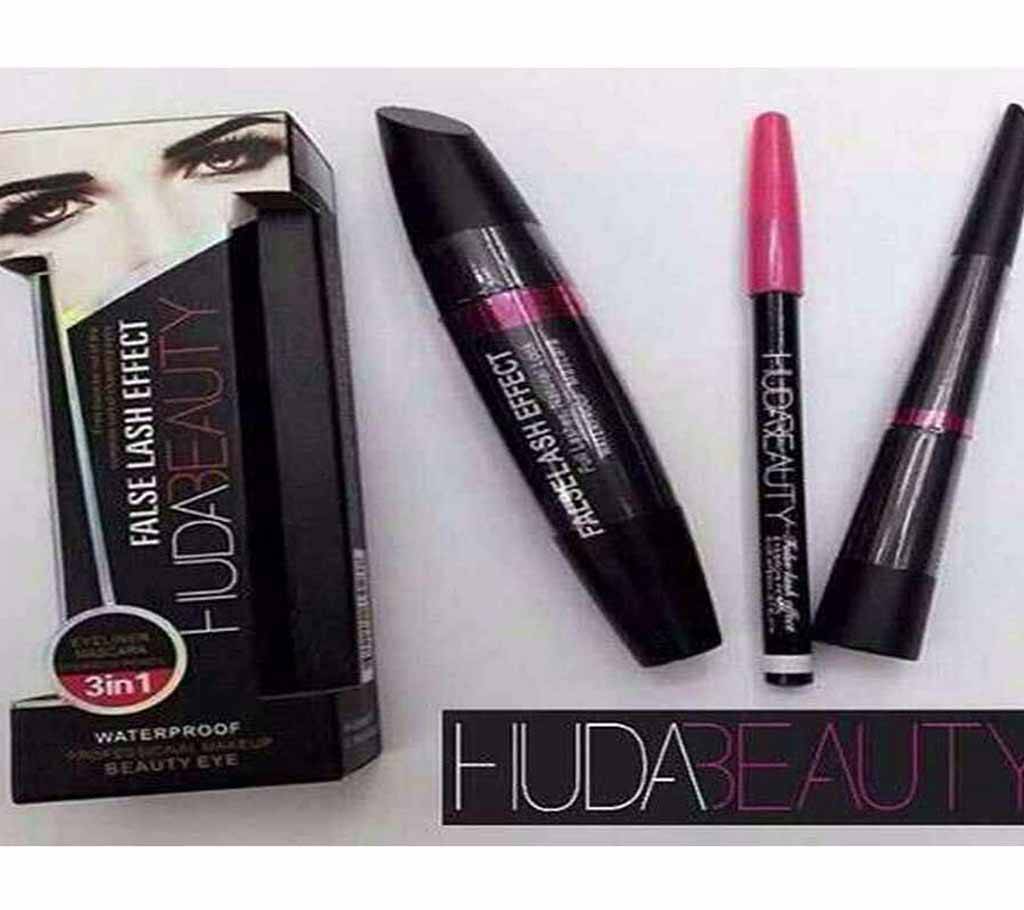 3 in 1 Huda Beauty আই মেকআপ সেট - UK বাংলাদেশ - 884352