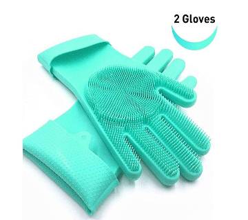 Silicone Washing Hand Gloves