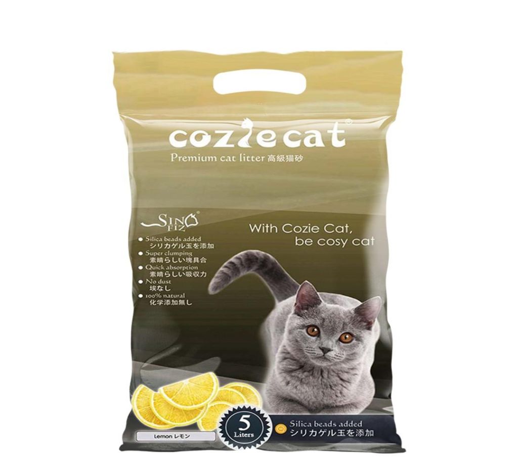 Coziecat ক্যাট লিটার লেমন ক্যাট ফুড- 5KG-USA বাংলাদেশ - 1083647
