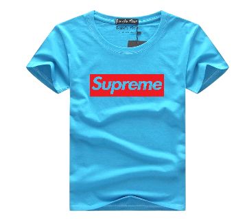 Supreme Mens Half Sleeve Cotton T-shirt