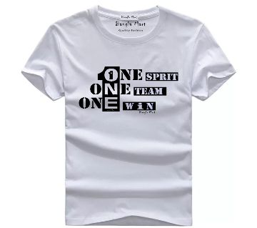 One Mens Half Sleeve Cotton T-shirt