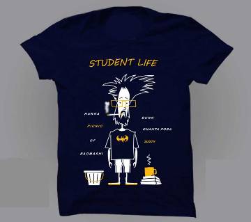 Student Life Menz Round Neck T Shirt