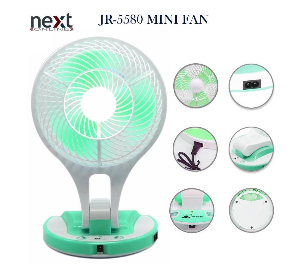 HTJR 5580 portable LED light with mini fan 1107407 buy from super