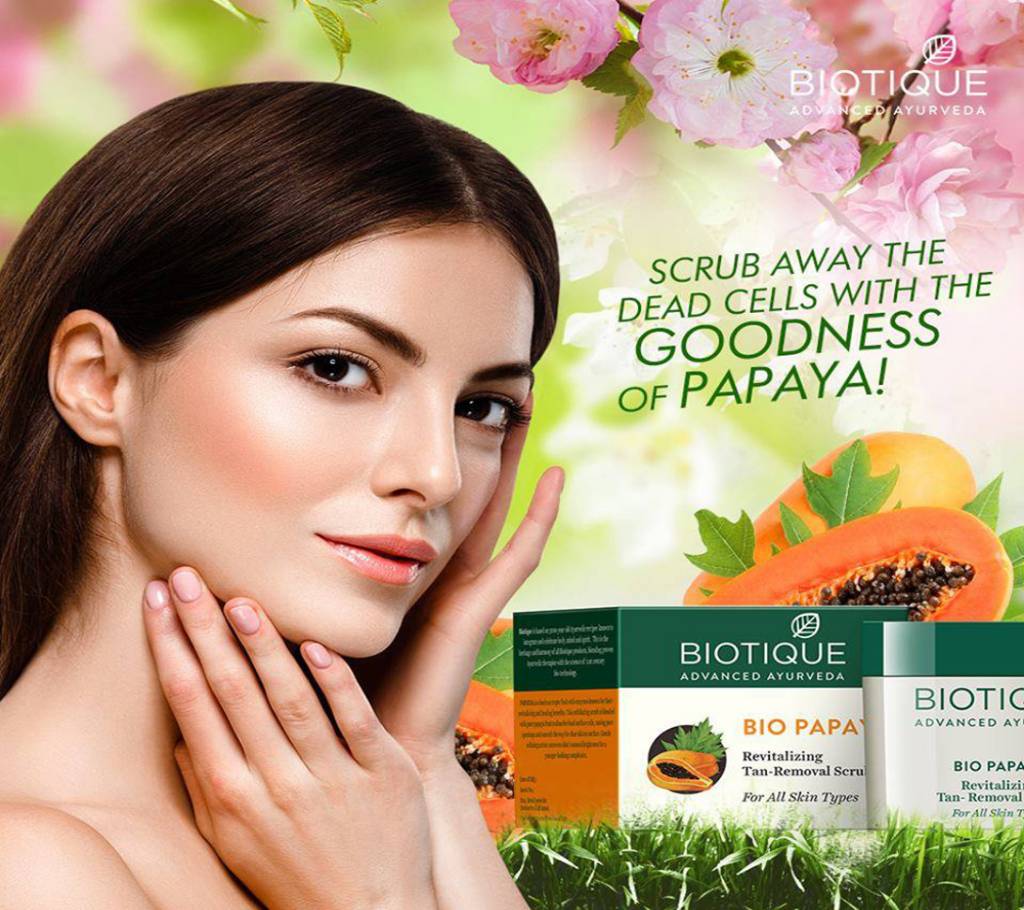 BIOTIQUE Bio Papaya Revitalizing Tan-removal স্ক্রাব - China বাংলাদেশ - 887907
