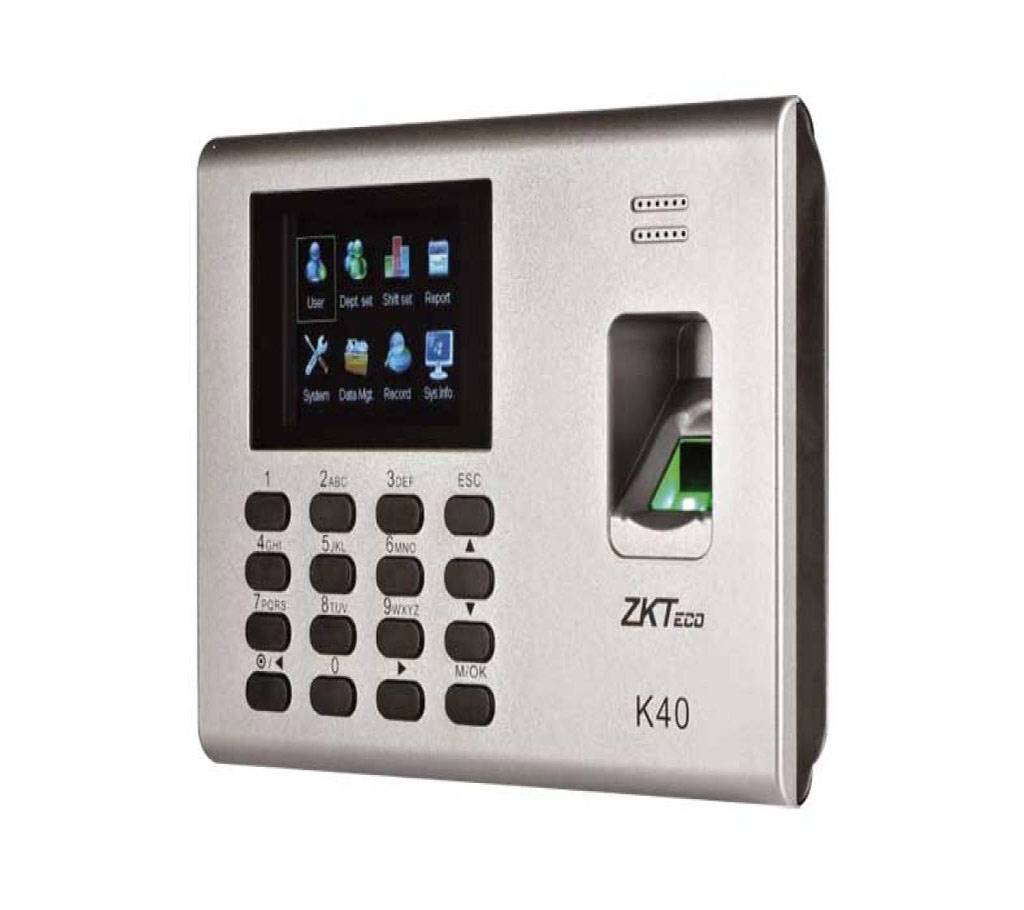 ZKTecho K40 টাইম অ্যাটেন্ডেন্স মেশিন বাংলাদেশ - 888808