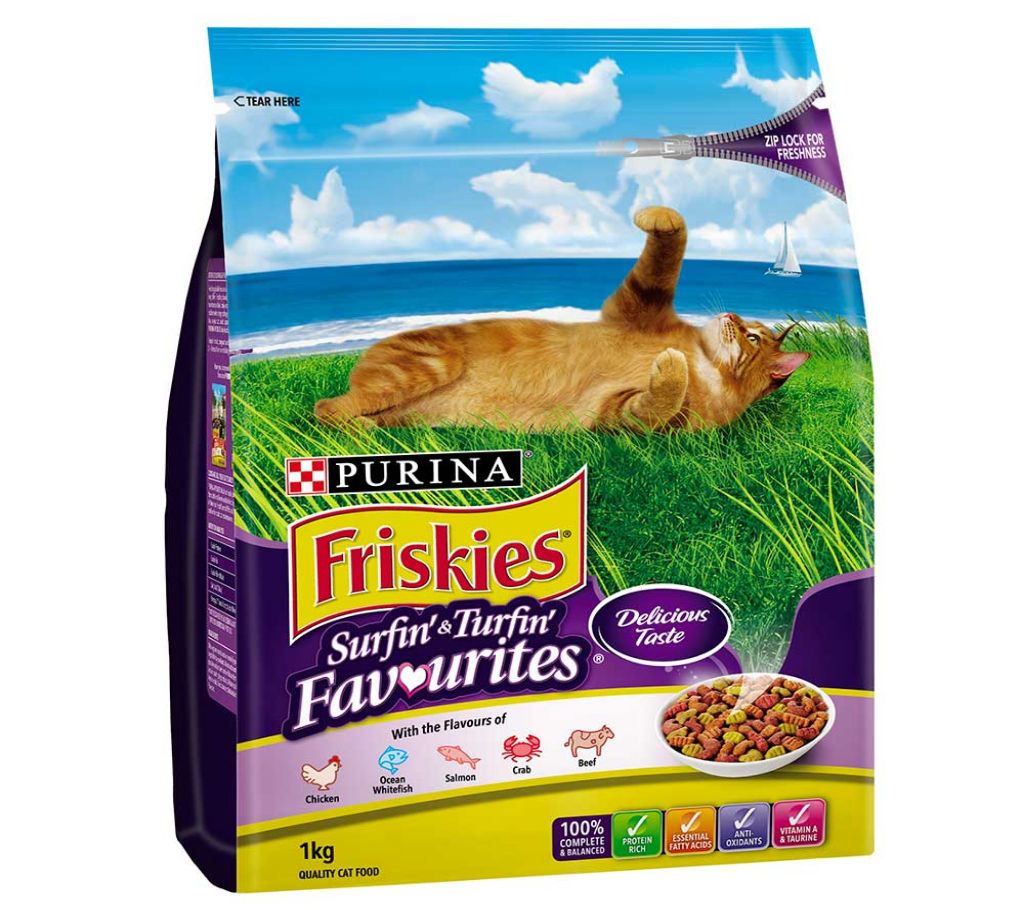 Purina Friskies Surfin Favorites Cat Food (1.2kg) - Thailand বাংলাদেশ - 946645