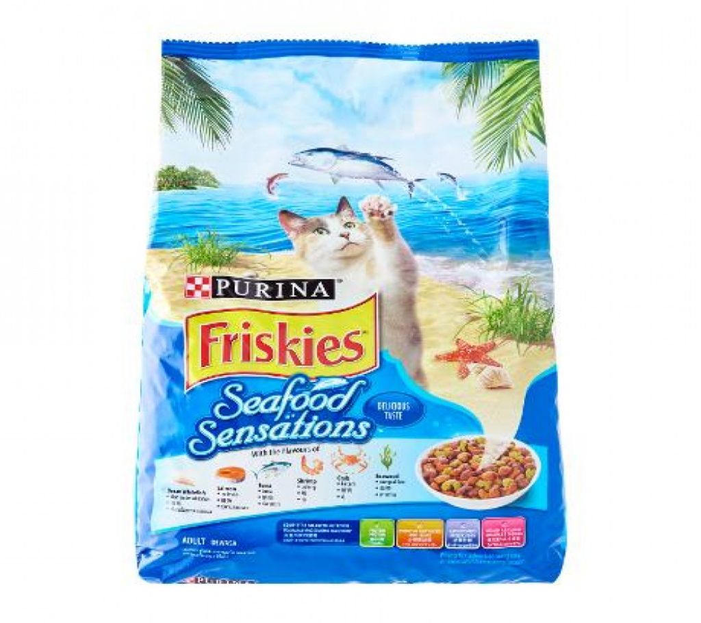 Purina Friskies Seafood Sensations Adult Cat Food (1.2kg)- Thailand বাংলাদেশ - 946656