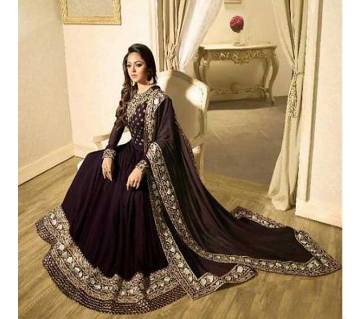 Unstitched Embroidery Georgette Gown (Copy)