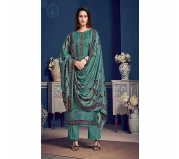 Pure Jam Silk Cotton with embroidery Unstitched Suit 