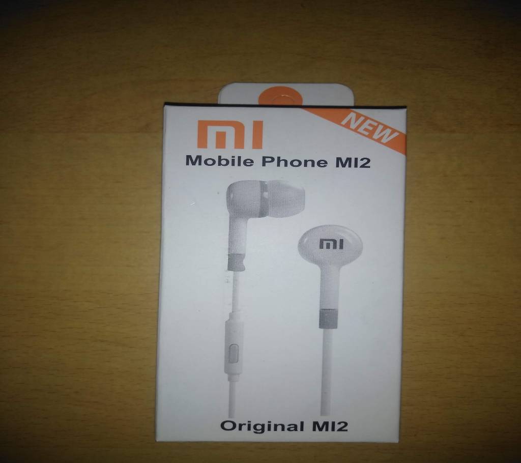 Mi M12 High Bass Premium Sweet Stereo ইন-ইয়ার ইয়ারফোন বাংলাদেশ - 897411