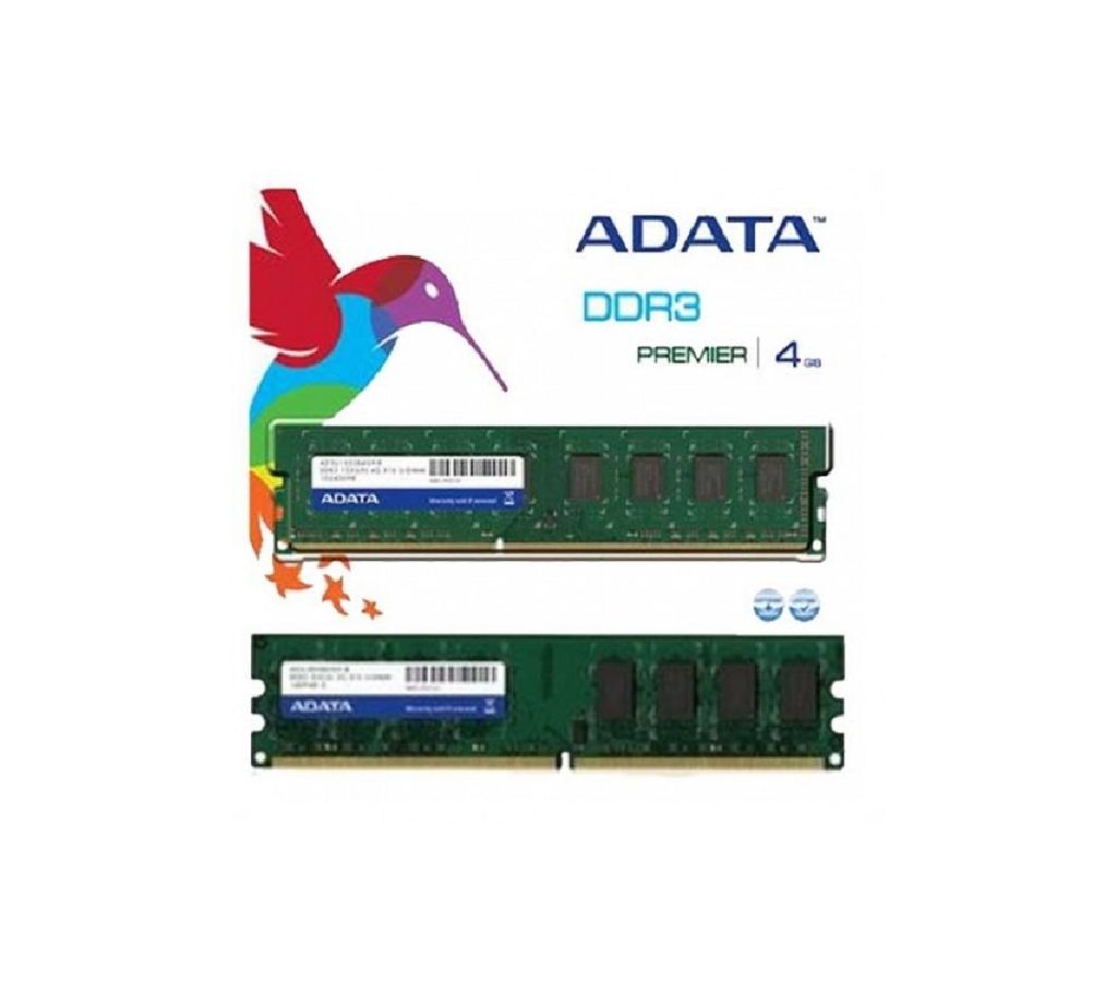 ADATA- 1600(11) Bus- 4Gb- DDR3- Desktop Ram বাংলাদেশ - 947991