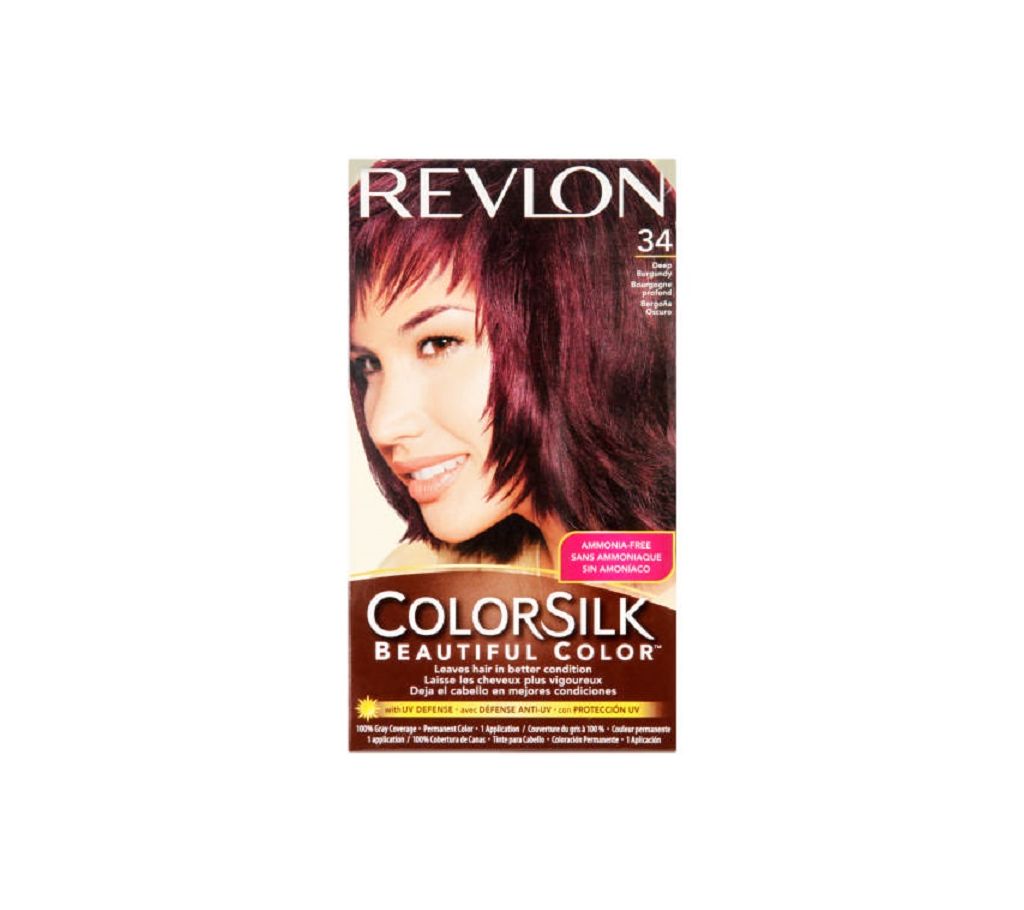 Revlon Color Silk 34 Deep Burgundy হেয়ার কালার USA বাংলাদেশ - 936043