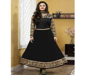 Unstitched block printed Rajdhani voyel cotton Salwar Kameez stblock-355