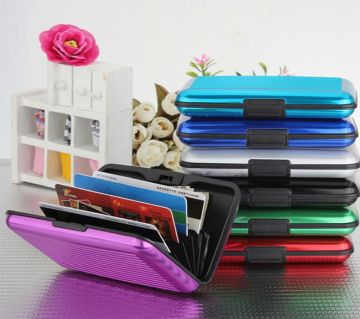 9 Colors Aluminium Alloy Unisex Wallet Credit Card Holder RFID Blocking Waterproof High Quality Purse Popular