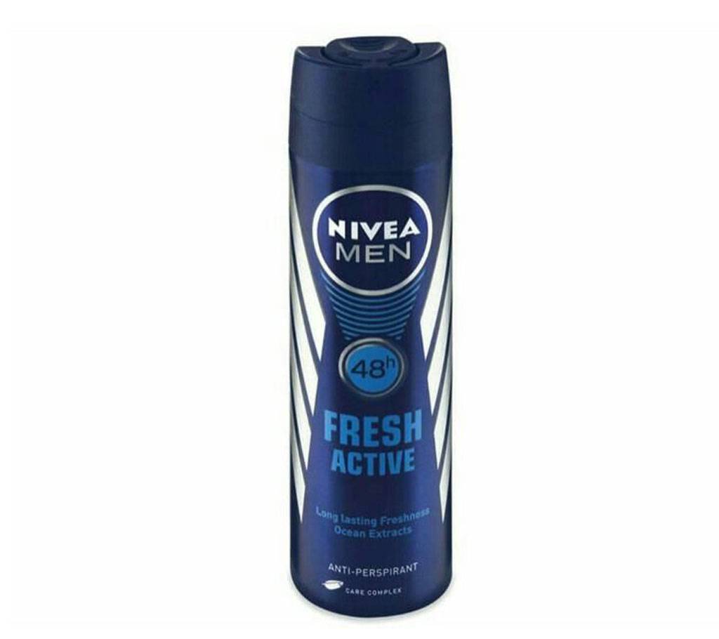 NIVEA Men Fresh Active বডি স্প্রে ১৫০ মিলি - থাইল্যান্ড বাংলাদেশ - 900581