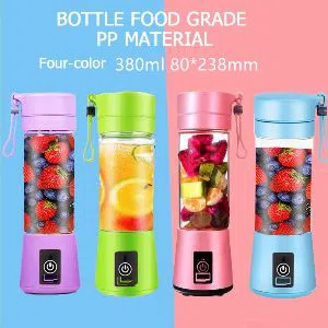 Portable Blender,Personal Blender with USB Rechargeable Mini Fruit Juice Mixer,Personal Size Blender for Smoothies and Shakes Mini Juicer Cup Travel 3