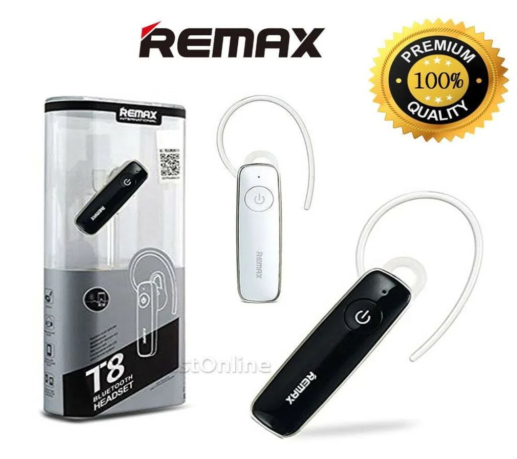 REMAX RB-T8 BLUETOOTH HEADSET Long lasting battery