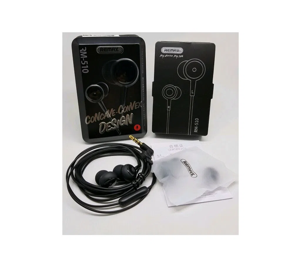  Remax RM-510 In-Ear Earphone For Mobile Phone,Common Headphone,HiFi Headphone,For iPod