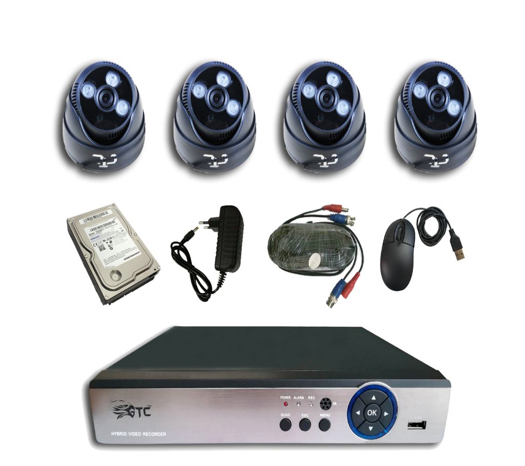 GTC 3448H1 1.3MP AHD IR DOME ক্যামেরা CCTV System বাংলাদেশ - 910000