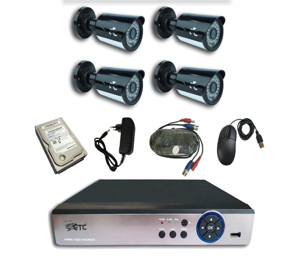 GTC X6H1 1.3MP AHD IR বুলেট ক্যামেরা CCTV সিস্টেম ফুল প্যাকেজ উইথ হার্ডডিস্ক বাংলাদেশ - 910962