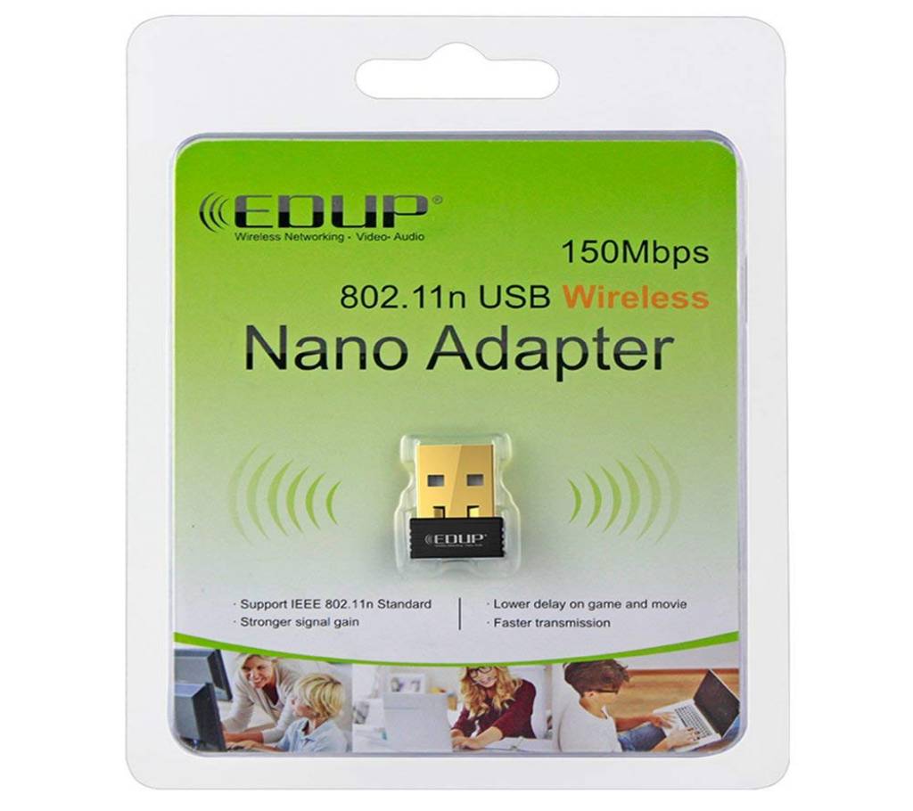 EDUP USB ওয়্যারলেস WiFi অ্যাডাপ্টর 150 Mbps বাংলাদেশ - 911948
