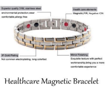 Magnetic Bracelet with Negative ION, FIR.
