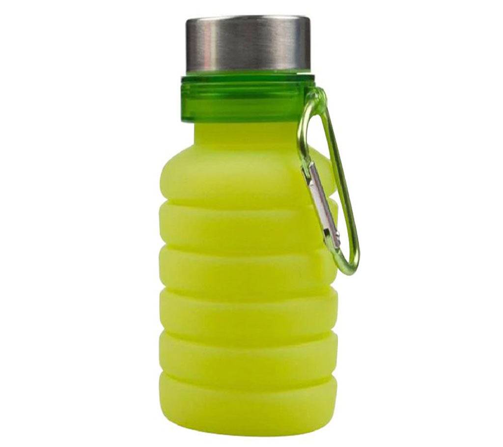 পোর্টেবল সিলিকন ওয়াটার বটল Retractable Folding Bottle, Outdoor Travel Drinking Collapsible Sport Drink Bottle বাংলাদেশ - 1089436