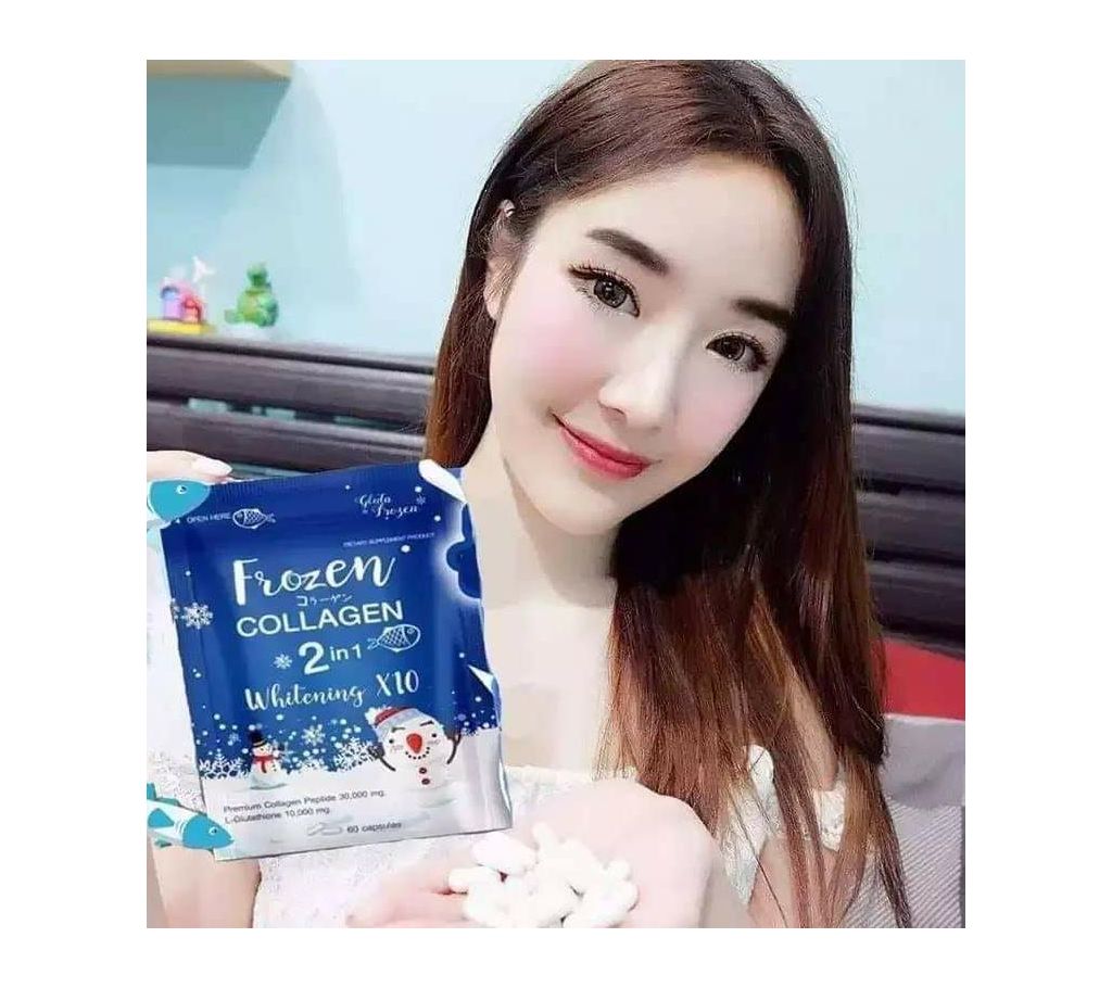 Frozen Collagen 2 In 1 হোয়াইটেনিং ক্যাপসুল 60 Tablet Thailand বাংলাদেশ - 977537