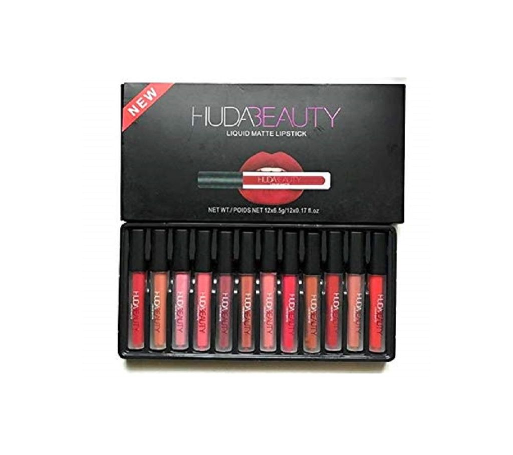 Huda Beauty লিপিস্টিক (12 colour) USA বাংলাদেশ - 931927