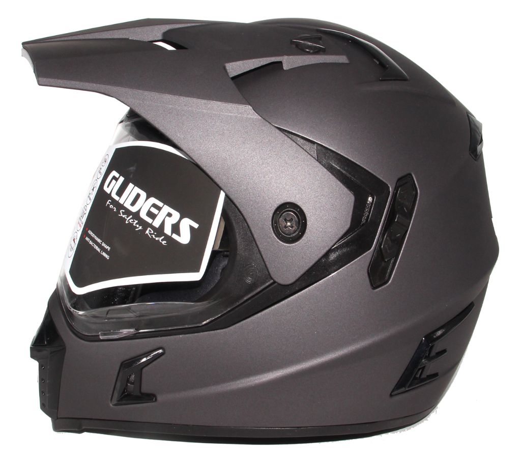 Gliders Motocross Helmet MC3Gun Gray 1038233 buy from Aysha