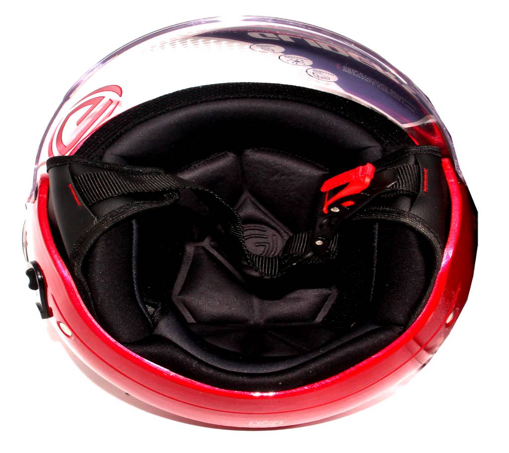 Gliders Vintage Open Face Helmet Matt Red Bangladesh 1027704