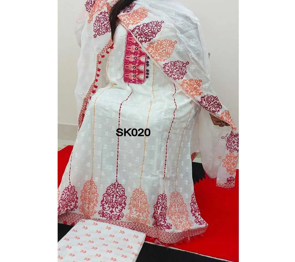 Semi Stitched Deshi Butik Salwar Kamiz 20