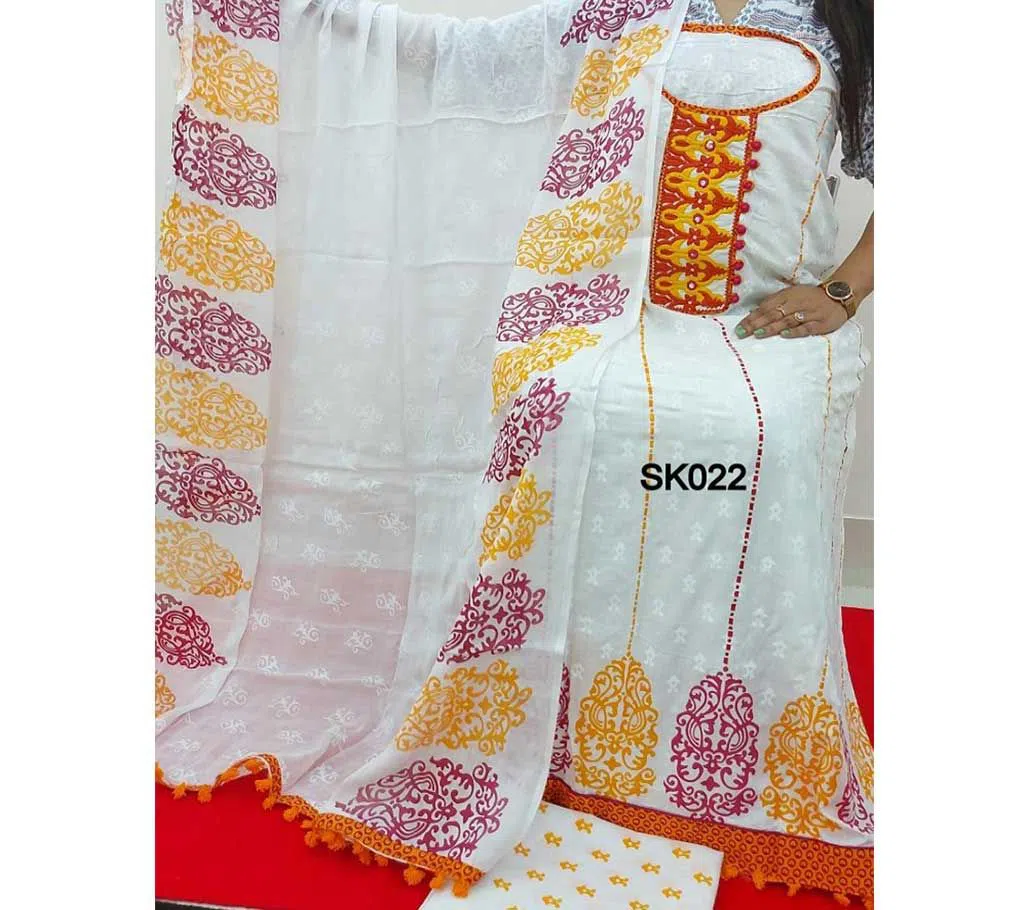 Semi Stitched Deshi Butik Salwar Kamiz 22