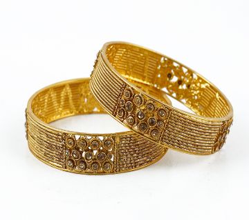 Gold plated bangles - 2 pieces 