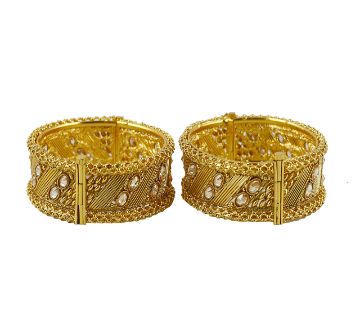 Gold plated bangles - 2 pieces 