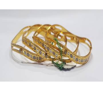 Goldplated bangles (2 pc)