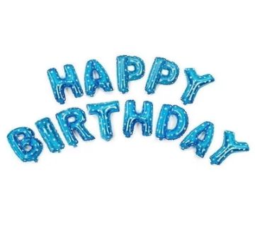 Birthday foil balloon-Blue 